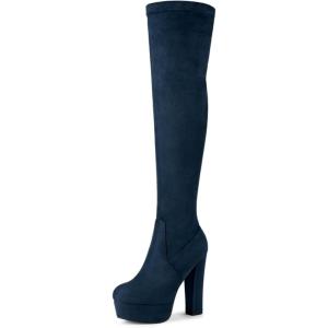 imageAllegra K womens Over KneeNavy Blue