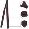 imageAllegra K Knitted Neckties for Men Regular Tie Heart Print TiesBlack Red