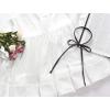 imageAllegra K Womens Long Bow Tie Self Tied Adjustable Solid Color JK Necktie Ribbon BowtieBlack