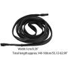 imageAllegra K Womens Long Bow Tie Self Tied Adjustable Solid Color JK Necktie Ribbon BowtieBlack