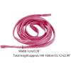imageAllegra K Womens Long Bow Tie Self Tied Adjustable Solid Color JK Necktie Ribbon BowtieLight Pink
