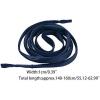 imageAllegra K Womens Long Bow Tie Self Tied Adjustable Solid Color JK Necktie Ribbon BowtieNavy Blue