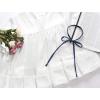 imageAllegra K Womens Long Bow Tie Self Tied Adjustable Solid Color JK Necktie Ribbon BowtieNavy Blue