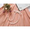 imageAllegra K Womens Long Bow Tie Self Tied Adjustable Solid Color JK Necktie Ribbon BowtieWhite