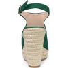 imageAllegra K Womens Peep Toe Slingback Platform Espadrilles Wedge SandalsEmerald Green