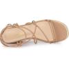 imageAllegra K Womens Platform Espadrille Wedge Heel Slingback Strappy SandalsNude