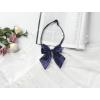 imageAllegra K Womens PreTied Bowknot Polka Dots Bow Ties Adjustable Strap Bowtie for CostumeNavy Blue