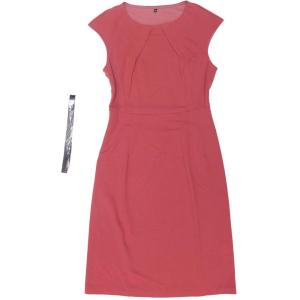 imageAllegra K Elegant Business Dress for Womens Cap Sleeve Belted Wear to Work Sheath DressesDark Pink