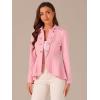 imageAllegra K Womens Casual Jacket Steampunk High Low Hem Open Front Long Sleeves Work Peplum BlazerPink