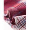 imageAllegra K Womens Plaid Shirt St Patricks Day Boyfriend Casual Button Down Long Sleeve Checkered Blouse TopDark Red