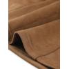 imageAllegra K Faux Suede Skirt for Womens High Waist Casual Belted Pencil SkirtsBrown