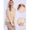 imageAllegra K Sweaters for Women Mock Turtleneck Tops Long Sleeve Slim Fit Tee Casual Trendy Pullover Sweaters Fall Outfits 2025Khaki