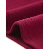 imageAllegra K Sweaters for Women Mock Turtleneck Tops Long Sleeve Slim Fit Tee Casual Trendy Pullover Sweaters Fall Outfits 2025Wine Red