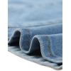 imageAllegra K Womens Ruffle Denim Skirt Midi Bodycon High Waist Fishtail Jean SkirtsLight Blue