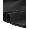 imageAllegra K Womens Sweater Skirts Ribbed Knit Elastic High Waist Stretchy Slit Casual Office Pencil Midi SkirtBlack