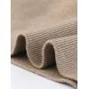 imageAllegra K Womens Sweater Skirts Ribbed Knit Elastic High Waist Stretchy Slit Casual Office Pencil Midi SkirtKhaki