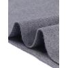 imageAllegra K Womens Sweater Skirts Ribbed Knit Elastic High Waist Stretchy Slit Casual Office Pencil Midi SkirtLight Grey