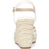 imageAllegra K Womens Closed Toe Platform Espadrilles Lace Wedge Heel SandalsWhite Green