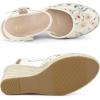 imageAllegra K Womens Closed Toe Platform Espadrilles Lace Wedge Heel SandalsWhite Green