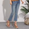 imageAllegra K Womens Cork Wedges Platform Wedge Heel SandalsBrown