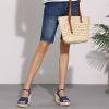 imageAllegra K Womens Denim Wedges Shoes Slingback Platform Wedge Heel SandalsBlue
