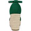 imageAllegra K Womens Espadrille Platform Ankle Strap Wedge Heel SandalsDark Green
