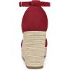 imageAllegra K Womens Espadrille Platform Ankle Strap Wedge Heel SandalsRed