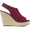 imageAllegra K Womens Espadrille Platform Heeled Wedges SandalsBurgundy