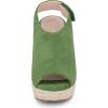 imageAllegra K Womens Espadrille Platform Heeled Wedges SandalsOlive Green