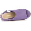 imageAllegra K Womens Espadrille Platform Heeled Wedges SandalsPurple