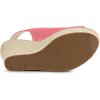 imageAllegra K Womens Espadrille Platform Heeled Wedges SandalsWatermelon Red