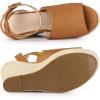 imageAllegra K Womens Espadrille Platform Slingback Wedges Heels SandalsBrown