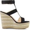 imageAllegra K Womens Espadrille Strappy Platform Wedges SandalsBlack