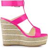 imageAllegra K Womens Espadrille Strappy Platform Wedges SandalsHot Pink