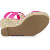 imageAllegra K Womens Espadrille Strappy Platform Wedges SandalsHot Pink