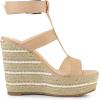 imageAllegra K Womens Espadrille Strappy Platform Wedges SandalsNude