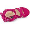 imageAllegra K Womens Espadrilles Platform Heels Lace Up Wedge SandalsHot Pink