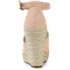 imageAllegra K Womens Espadrilles Platform Heels Wedges SandalsNude