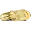 imageAllegra K Womens Glitter Platform Heels Slide Wedge SandalsGold