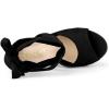 imageAllegra K Womens Lace Up Espadrilles Platform Platform Wedges SandalsBlack