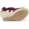imageAllegra K Womens Lace Up Espadrilles Platform Platform Wedges SandalsBurgundy