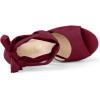 imageAllegra K Womens Lace Up Espadrilles Platform Platform Wedges SandalsBurgundy