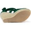 imageAllegra K Womens Lace Up Espadrilles Platform Platform Wedges SandalsGreen
