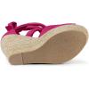 imageAllegra K Womens Lace Up Espadrilles Platform Platform Wedges SandalsHot Pink