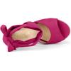 imageAllegra K Womens Lace Up Espadrilles Platform Platform Wedges SandalsHot Pink