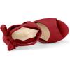 imageAllegra K Womens Lace Up Espadrilles Platform Platform Wedges SandalsRed