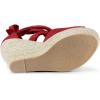 imageAllegra K Womens Lace Up Espadrilles Platform Platform Wedges SandalsRed