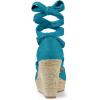 imageAllegra K Womens Lace Up Espadrilles Platform Platform Wedges SandalsTeal