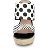 imageAllegra K Womens Platform Polka Dots Heel Espadrille Wedge SandalsBlack