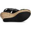 imageAllegra K Womens Wood Wedges Platform Wedge SandalsBlack
